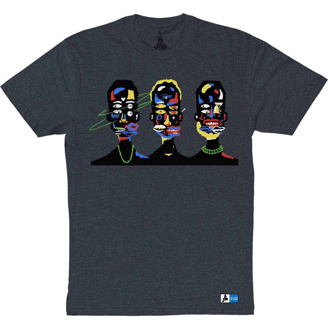Tony! Toni! Toné! "Colorful Faces" Tour T-Shirt in Charcoal