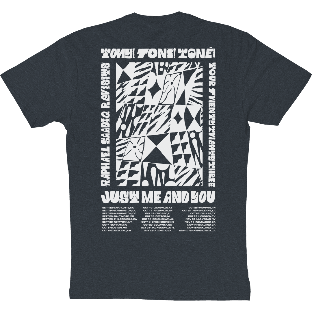 Tony! Toni! Toné! "Colorful Faces" Tour T-Shirt in Charcoal
