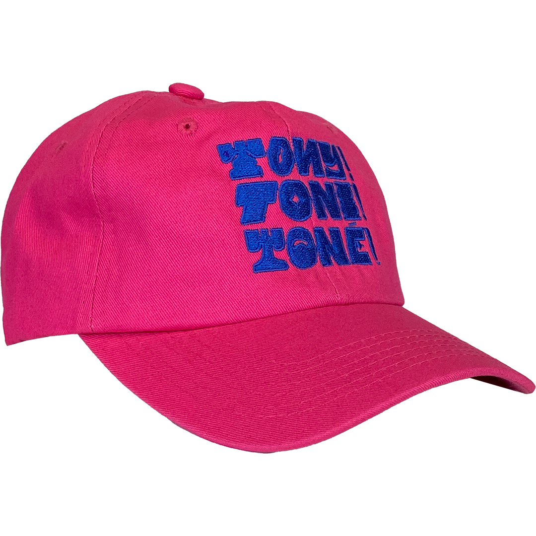 Tony! Toni! Toné! "Stacked Logo" Dad Hat in Pink
