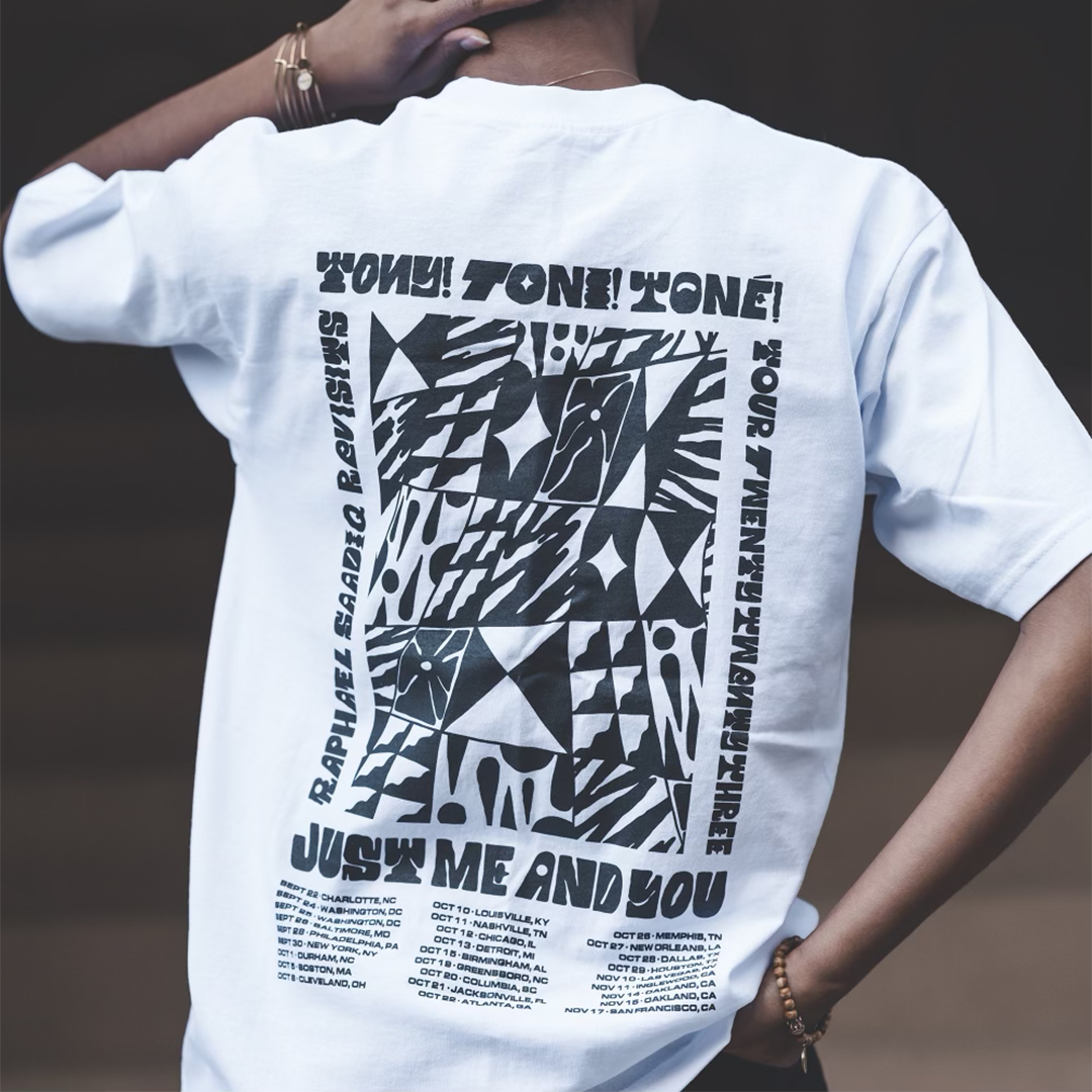 Tony! Toni! Toné! "Colorful Faces" Tour T-Shirt in White