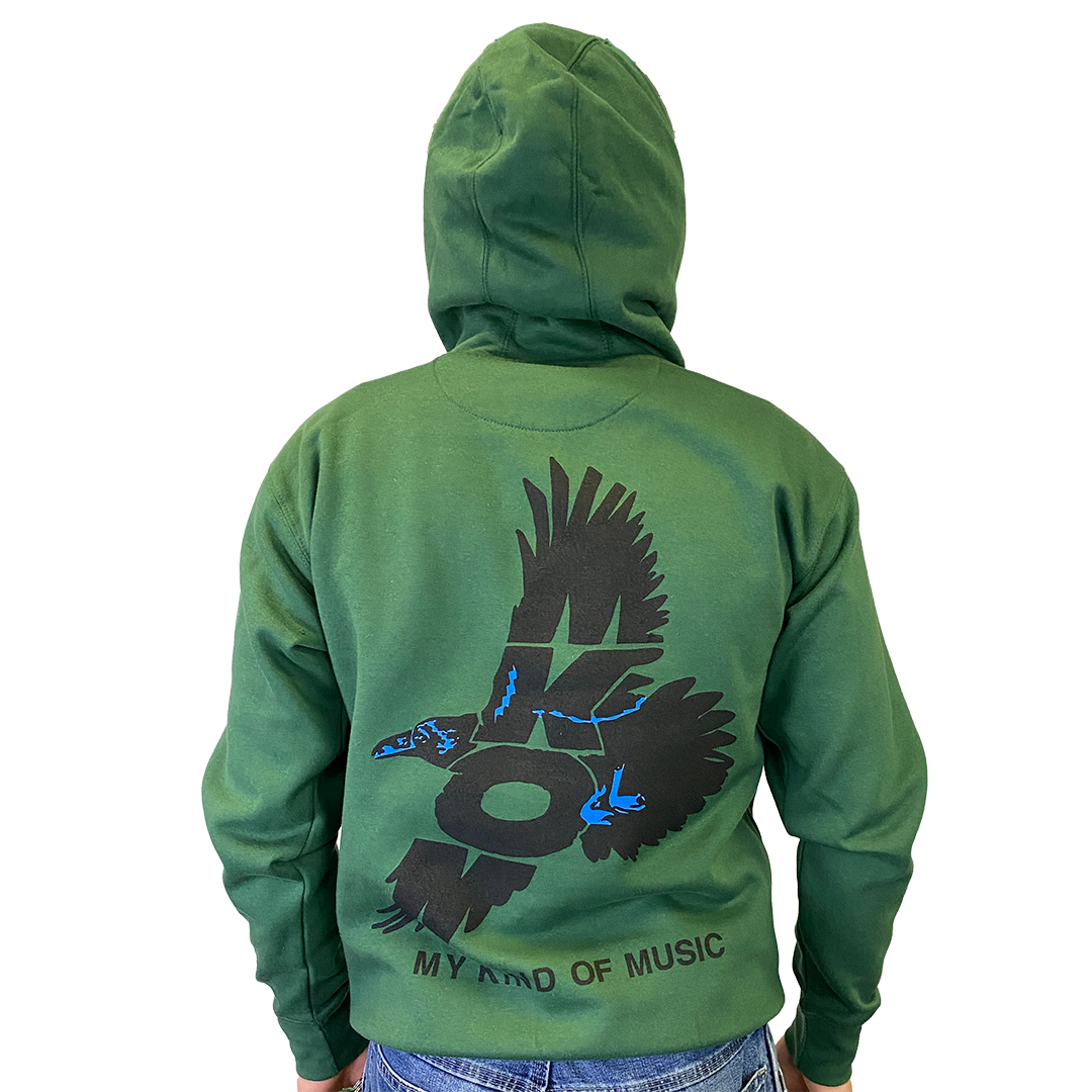 Tony! Toni! Toné! "Colorful Faces" Bay Area EXCLUSIVE Pullover Hoodie in Hunter Green