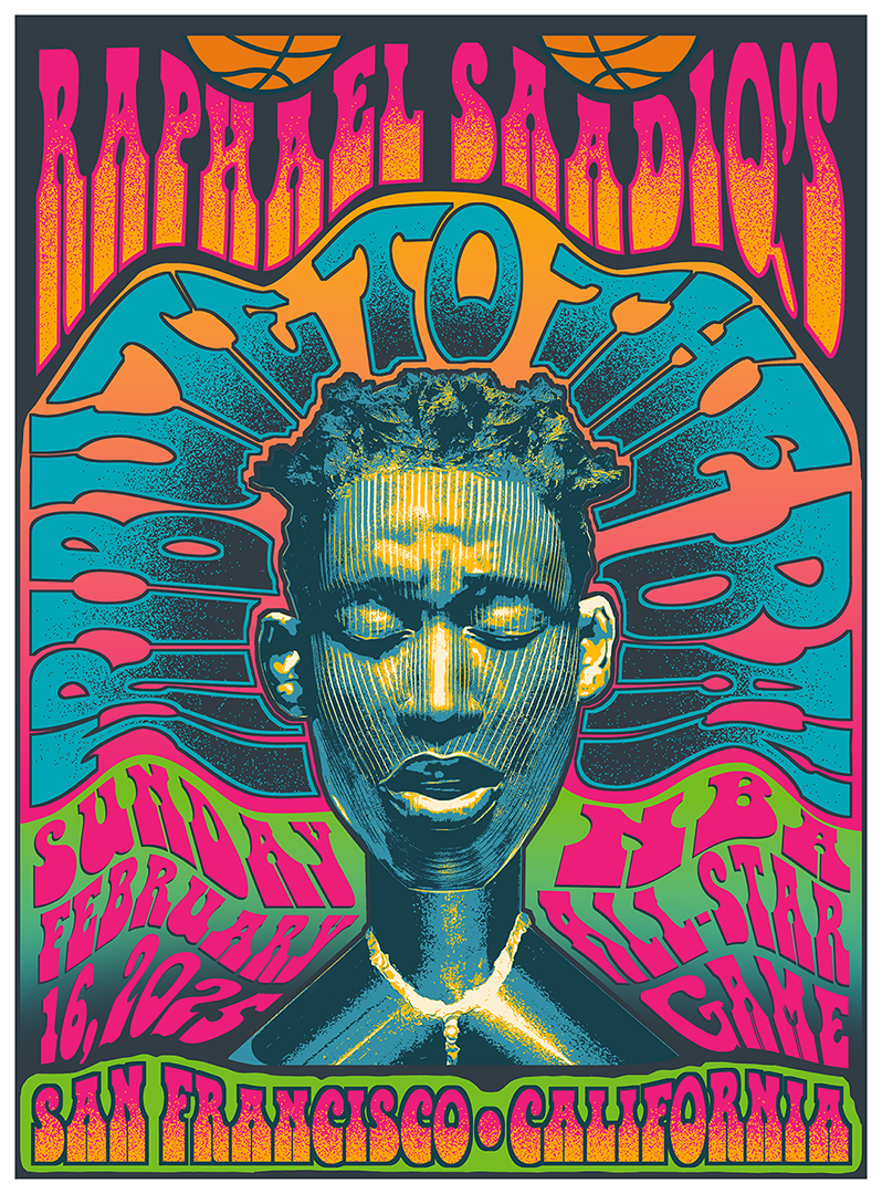 NBA All Star Tribute Poster