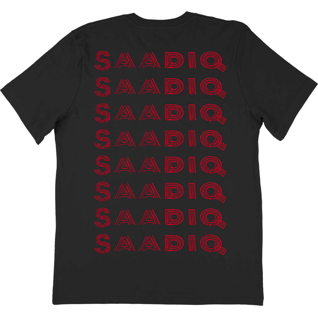 Big Face Red Text T-Shirt