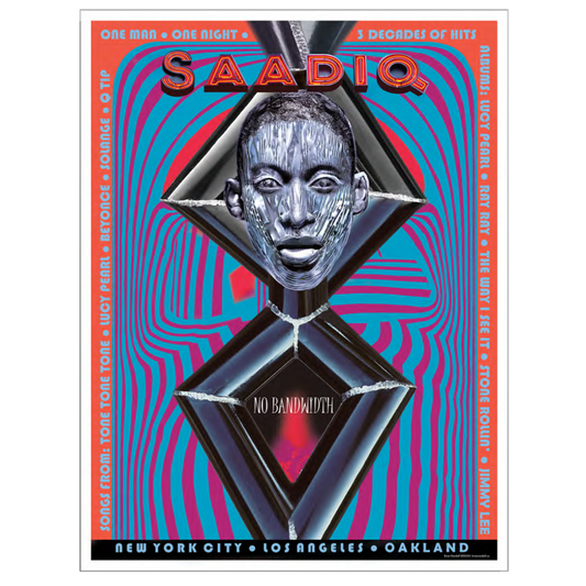 Raphael Saadiq "No Bandwidth" Poster